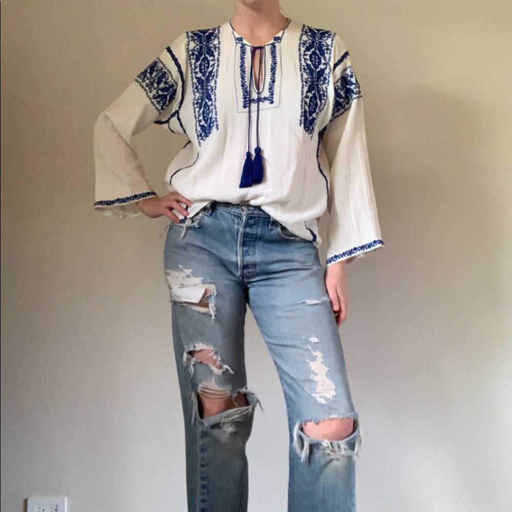 Isabel Marant Etoile Embroidered Shirt